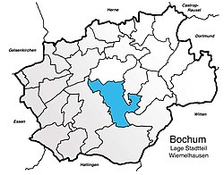 Bochum Lage Stadtteil Wiemelhausen